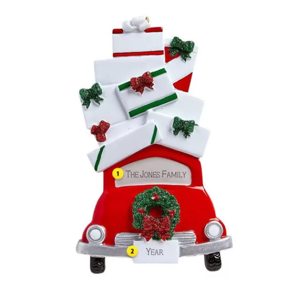 Flash Sale Rudolph & Me Personalized Car Stacked With Gifts Ornament