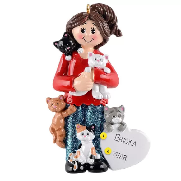 Best Rudolph & Me Personalized Cat Lover Ornament