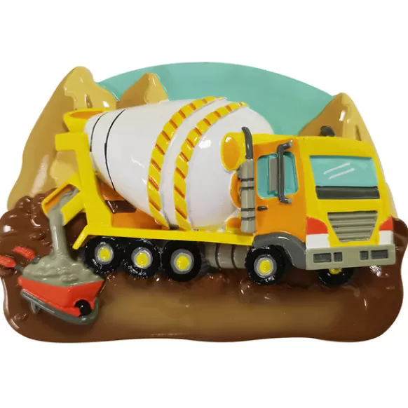 Best Personalized Cement Truck Ornament Kids