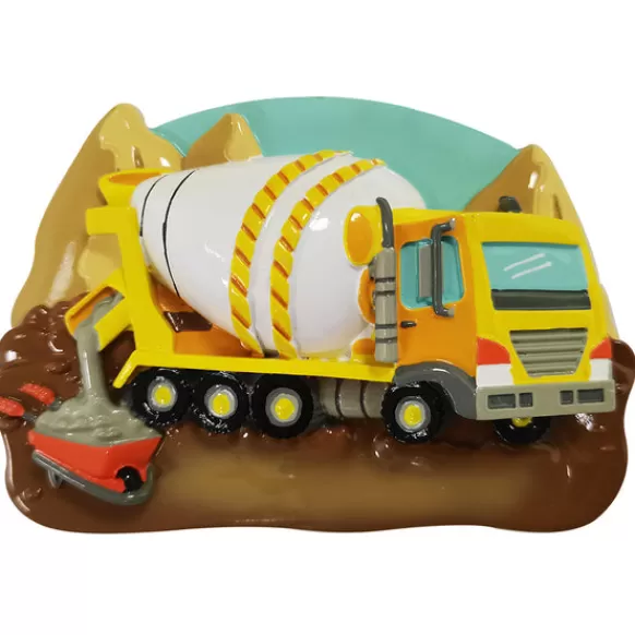 Best Sale PolarX Personalized Cement Truck Ornament