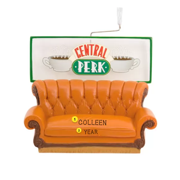 Flash Sale Personalized Central Perk Friends™ Couch Ornament Friends