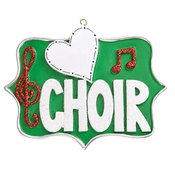 Cheap Personalized Choir Ornament Music