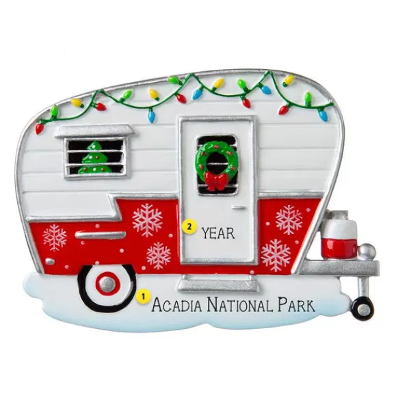 Best Sale PolarX Personalized Christmas Camper Ornament