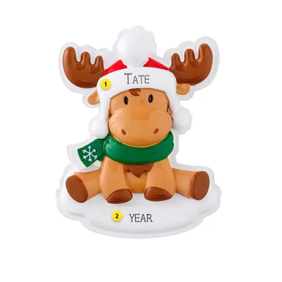 Sale PolarX Personalized Christmas Moose Ornament