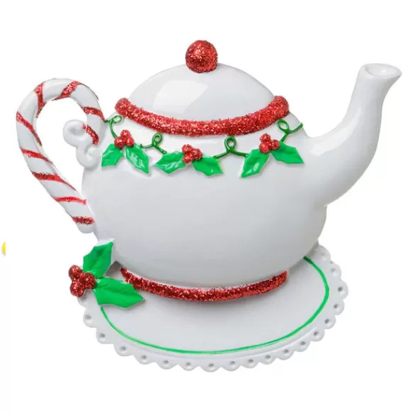 Sale PolarX Personalized Christmas Teapot Ornament