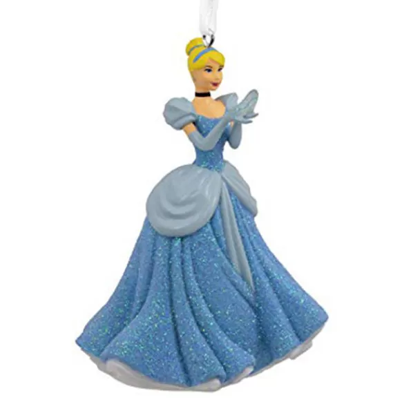 New Personalized Cinderella Holding Slipper Ornament - Disney Kids