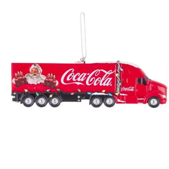 Best Sale Kurt Adler Personalized Coca-Cola® Semi Truck Ornament