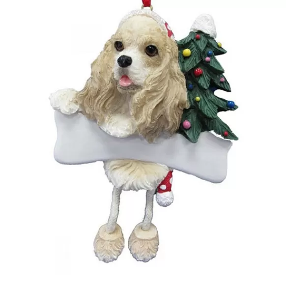 Best Sale E & S Imports Personalized Cocker Spaniel Dog Ornament