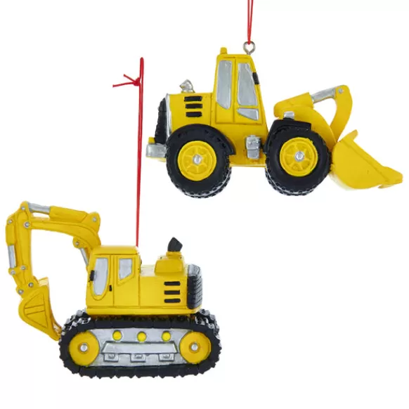 Store Personalized Construction Equipment Ornament Kids