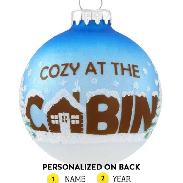 Best Bronners Personalized Cozy At The Cabin Ornament