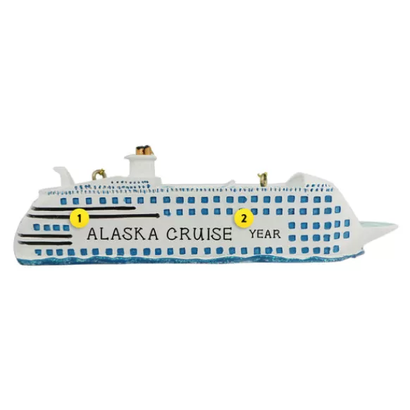 Store Kurt Adler Personalized Cruise Ship Ornament