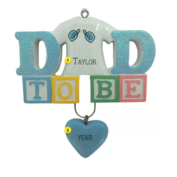 Shop Personalized Dad To Be Ornament Expecting & New Family