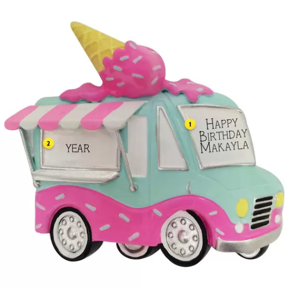 Shop PolarX Personalized Dessert Food Truck Ornament