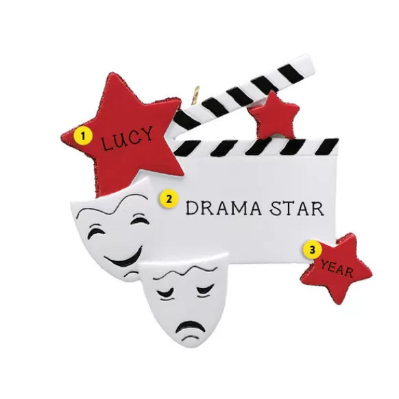 Cheap Personalized Drama Star Ornament Hobbies & Activities