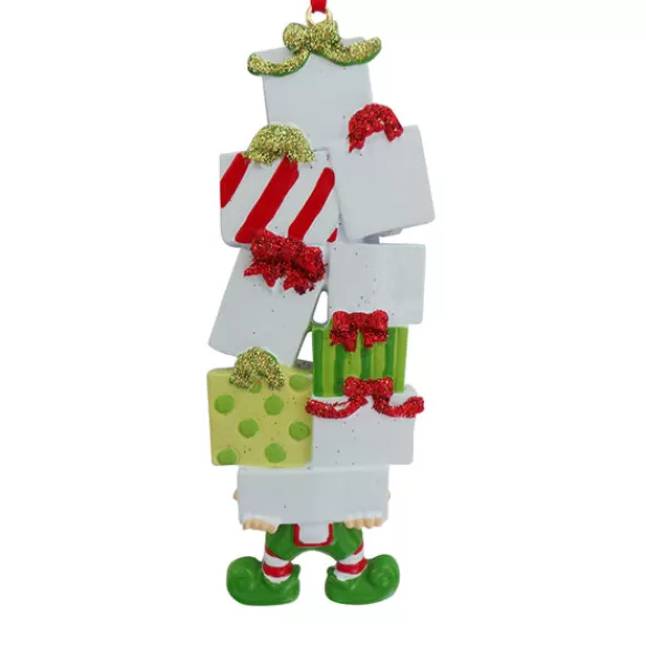 Clearance Personalized Elf Shopping Ornament Hobbies & Activities