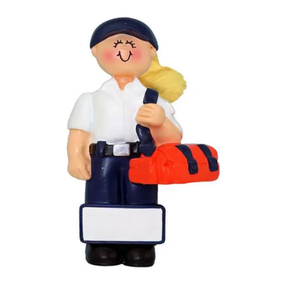 Best Sale Ornament Central Personalized Emt/First Responder Ornament - Female, Blonde