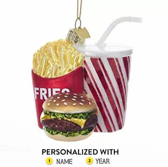 Online Kurt Adler Personalized Fast Food Combo Ornament