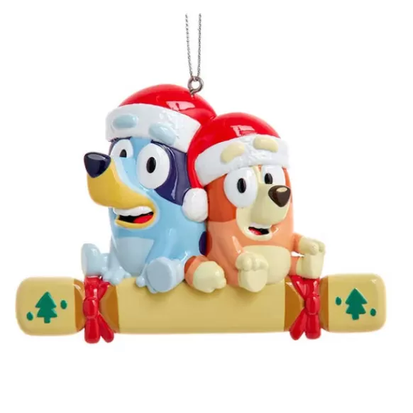 Shop Personalized Festive Bluey™ & Bingo™ Ornament Kids