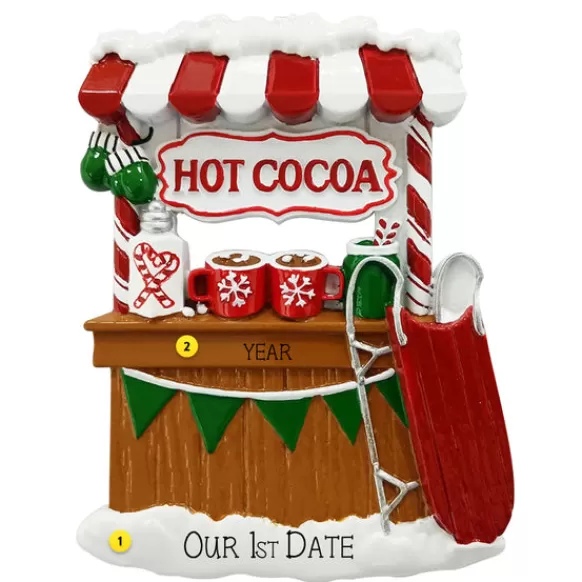 Best Sale PolarX Personalized Festive Hot Cocoa Stand Ornament