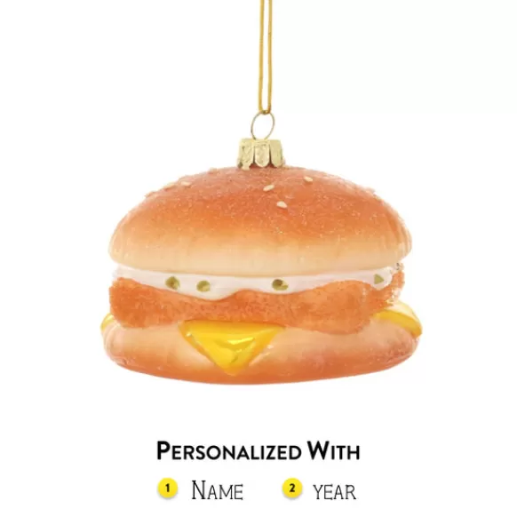 Hot Cody Foster Personalized Fish Sandwich Ornament