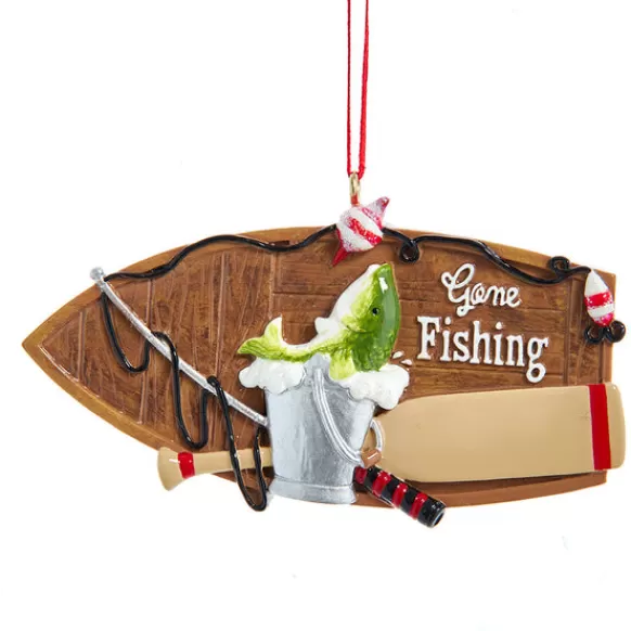 Flash Sale Personalized Fishing Boat Ornament Fish & Reptile