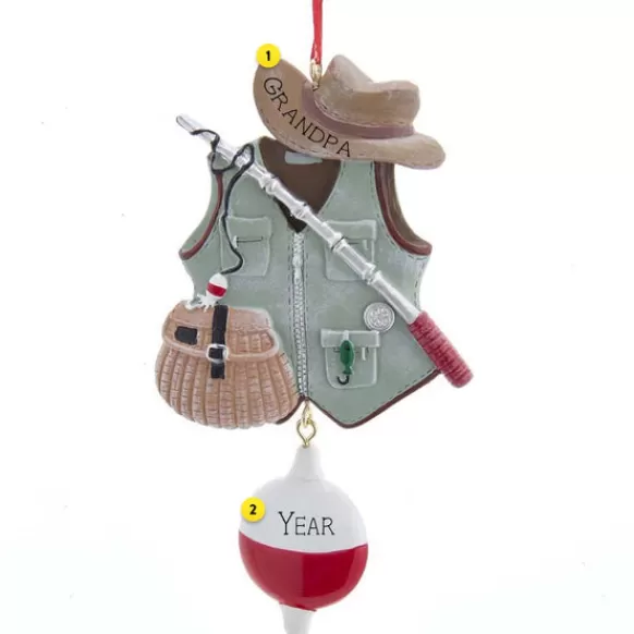 Best Personalized Fishing Vest Ornament Fish & Reptile