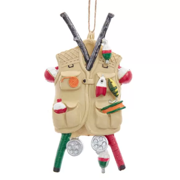 New Personalized Fishing Vest Ornament Fish & Reptile