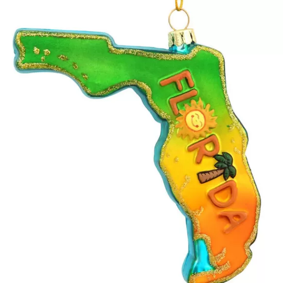 Store Bronners Personalized Florida Shape Ornament