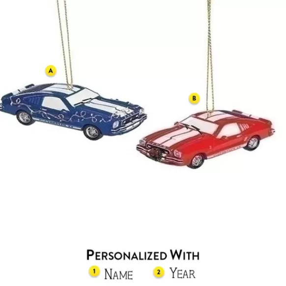 Clearance Personalized Ford Mustang Ornament Transportation