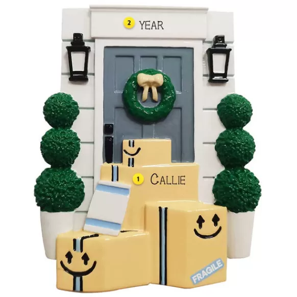 Best Sale Personalized Front Door With Delivery Boxes Ornament Hobbies & Activities