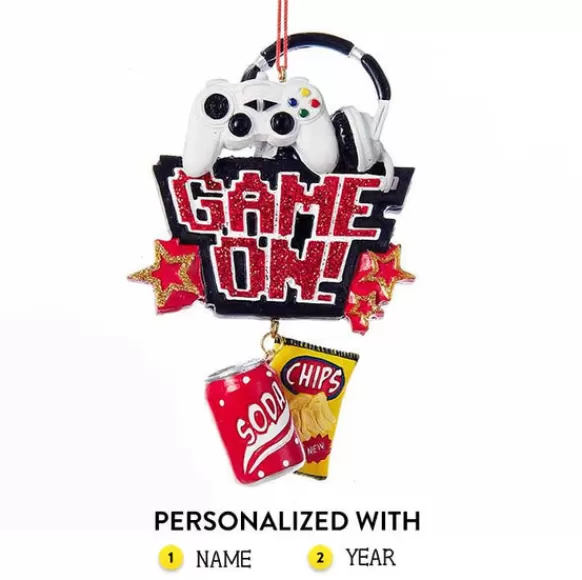 Outlet Personalized Game On! Ornament Fun & Games