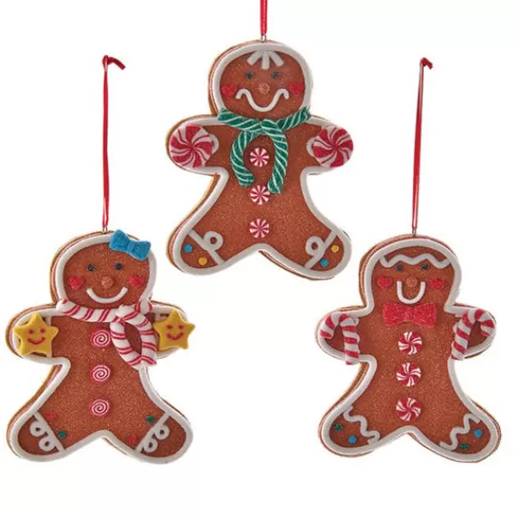 Best Kurt Adler Personalized Gingerbread Man Ornaments-Claydough