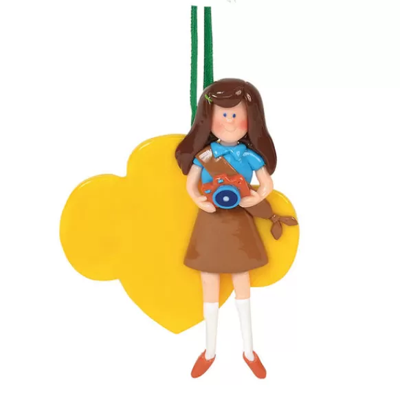 Hot Personalized Girl Scout Brownie Ornament Hobbies & Activities