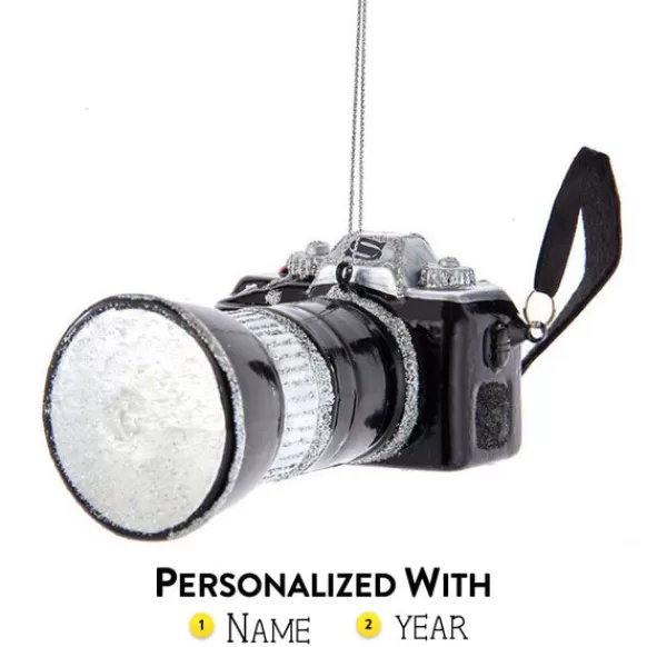 Shop Personalized Glass Camera Ornament Hobbies & Activities