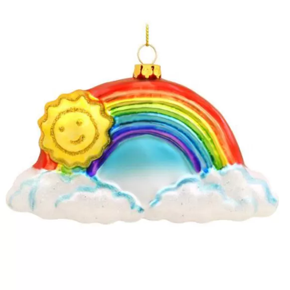 Fashion Personalized Glass Rainbow Ornament Inspirational