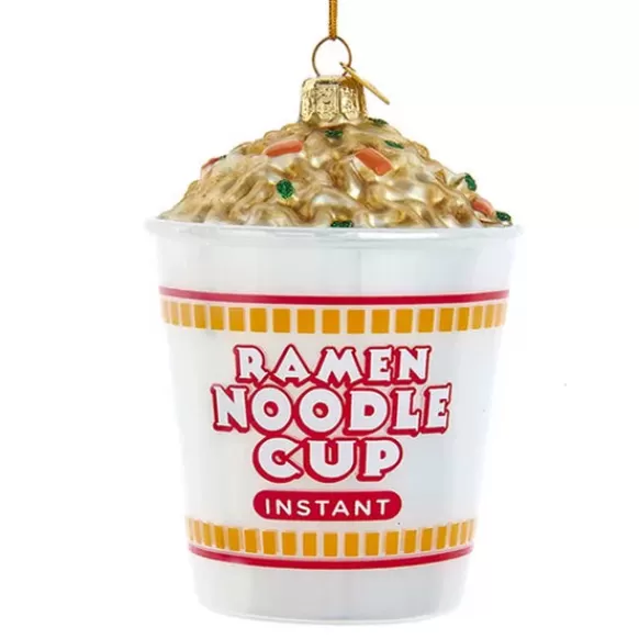 Cheap Kurt Adler Personalized Glass Ramen Noodle Cup Ornament