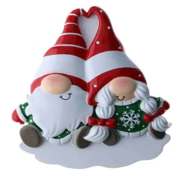 Cheap Personalized Gnome Couple Ornament Couples