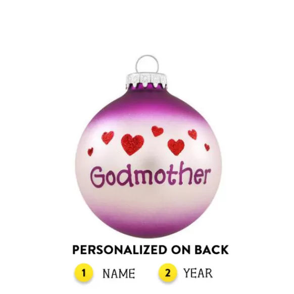 Clearance Personalized Godmother Ornament Angels & Religious