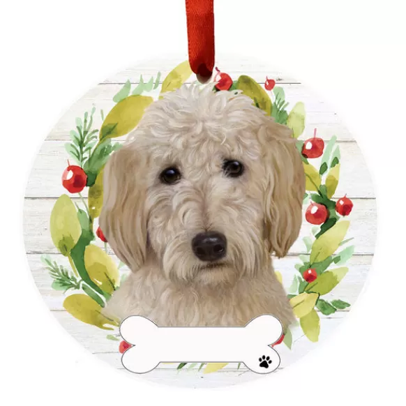 Best E & S Imports Personalized Goldendoodle Ornament