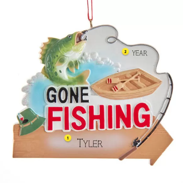 Store Personalized Gone Fishing Ornament Fish & Reptile