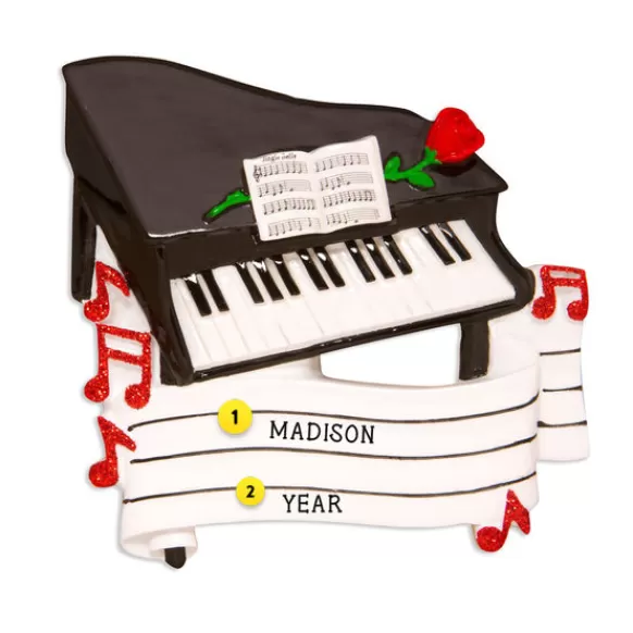 Fashion Personalized Grand Piano Ornament Music