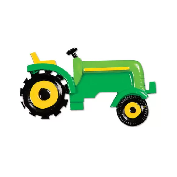 Cheap Personalized Green Tractor Ornament Horse & Farm