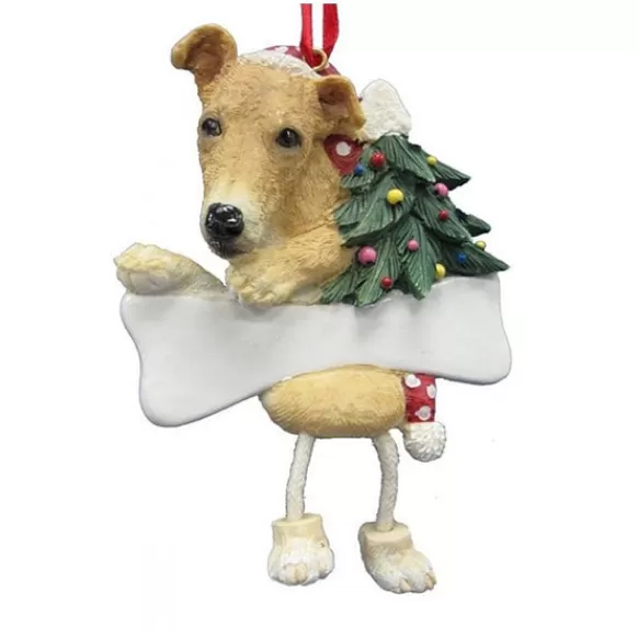 Outlet E & S Imports Personalized Greyhound Dog Ornament Brindle