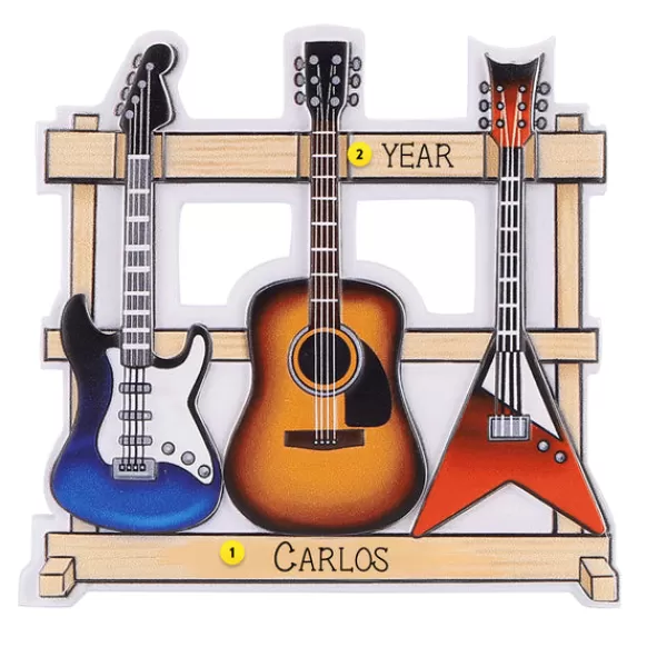 Cheap Personalized Guitars & Stand Ornament Music