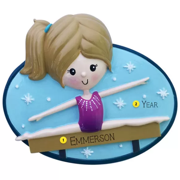 Store PolarX Personalized Gymnast Ornament