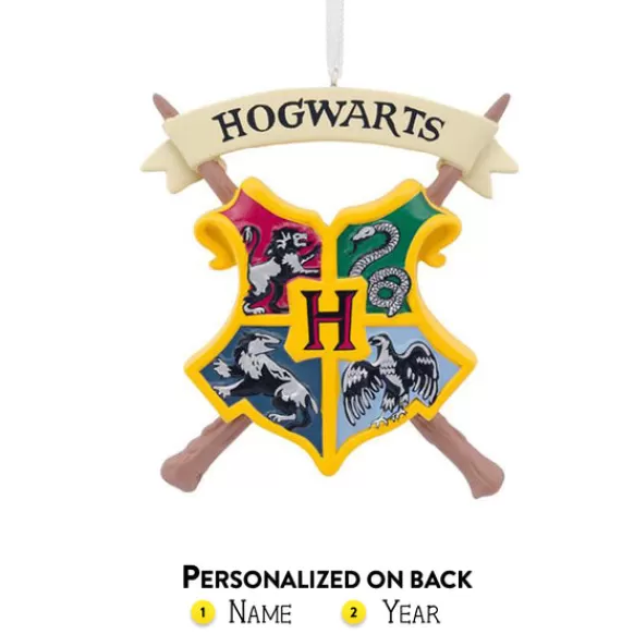 Best Sale Personalized Harry Potter™ School Crest Ornament Licensed Characters