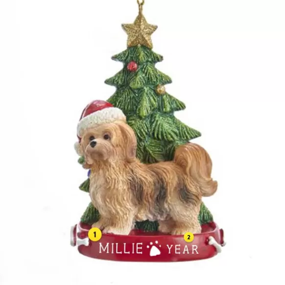 Flash Sale Kurt Adler Personalized Havanese Dog Ornament