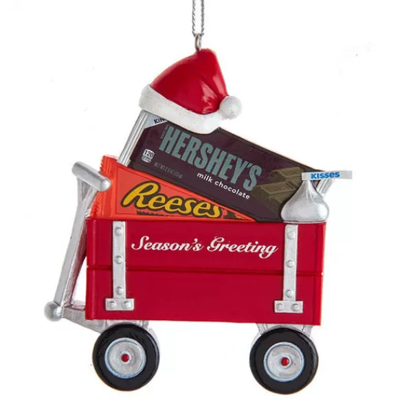 Store Kurt Adler Personalized Hershey's™ Festive Wagon Ornament