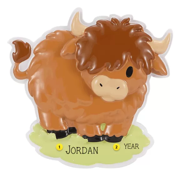 Outlet Personalized Highland Cow Ornament Horse & Farm