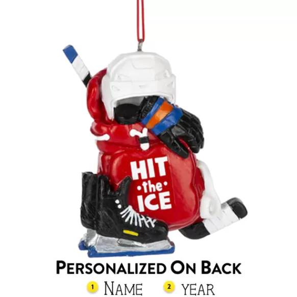 Best Ganz Personalized Hockey Bag "Hit The Ice" Ornament